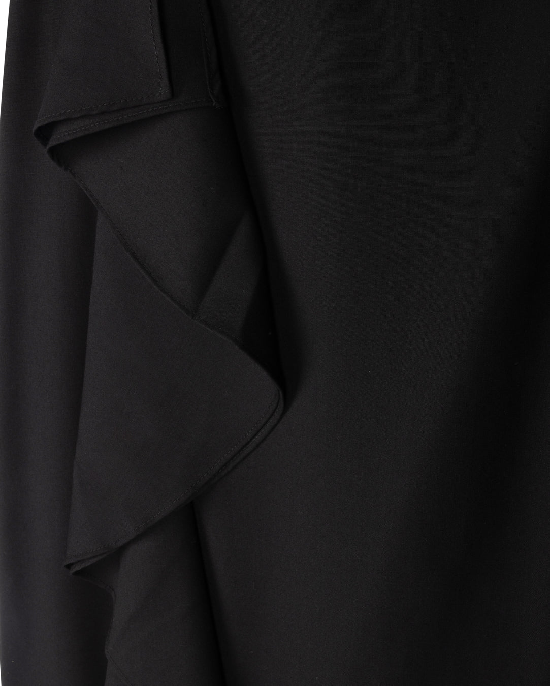 Leroi Wool Side Ruffle Skirt W-21854