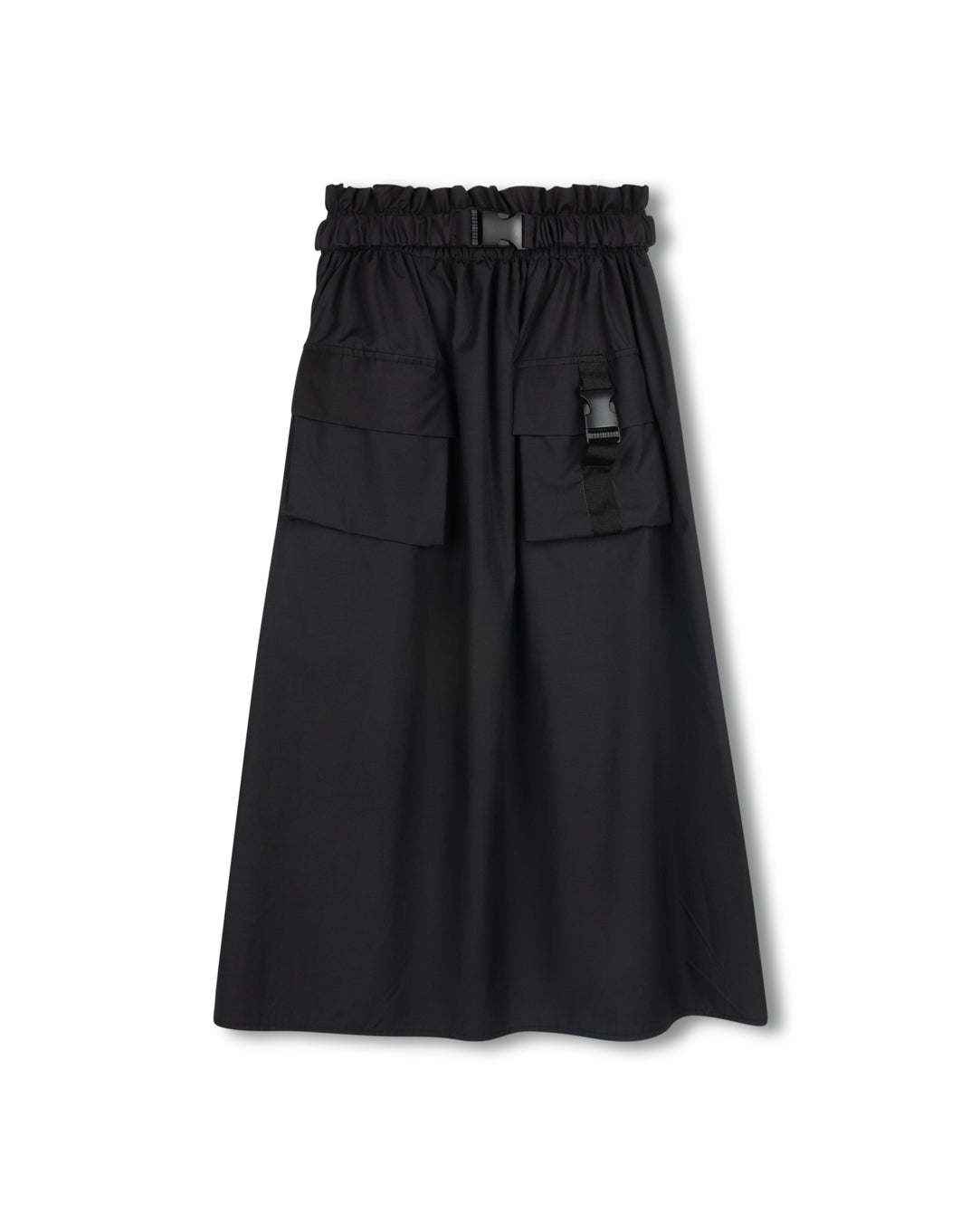 Buckle Waist Pocket Skirt