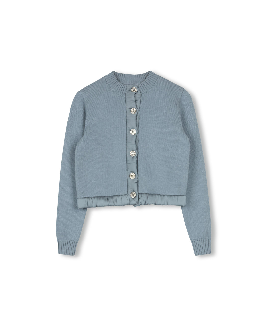 Knit Ruffle Cardigan W-20338