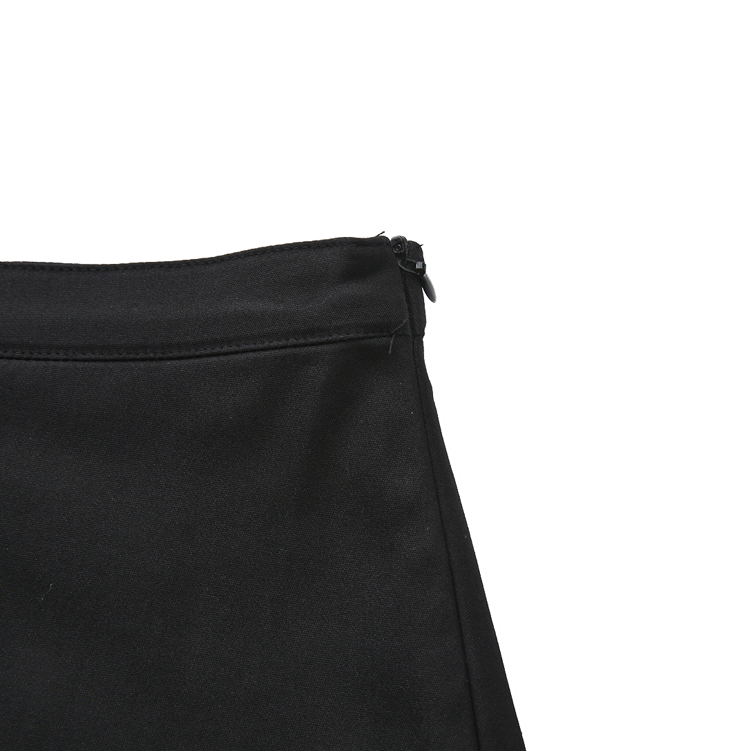 Chino Stretch Rounded Seam Skirt