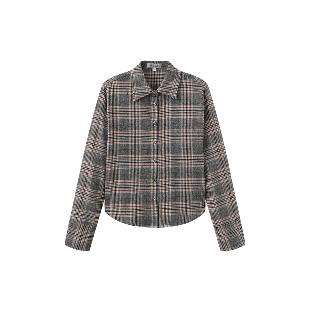 Pico Plaid Blouse