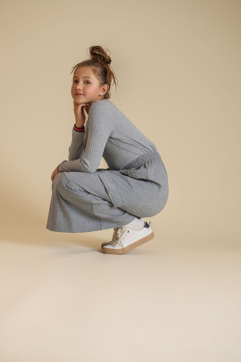 Cargo Sweat Maxi Skirt