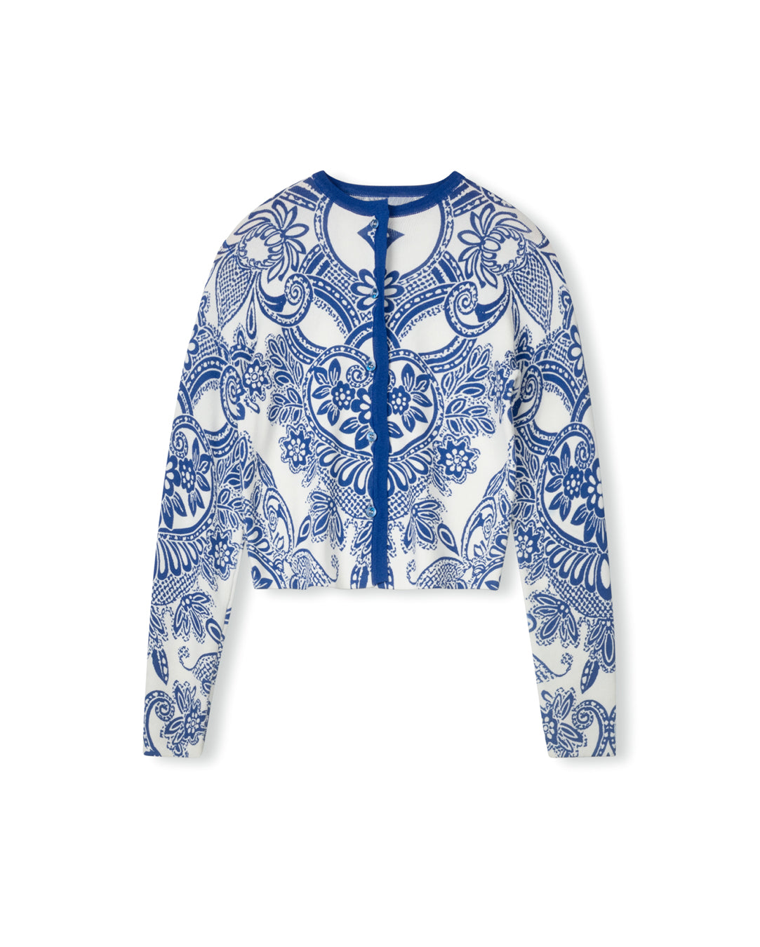 Thin Knit Cropped Cardigan - Junees