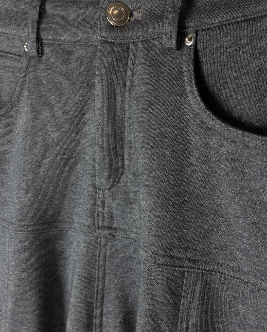 Sweatshirt Flyfront Flair Midi Skirt