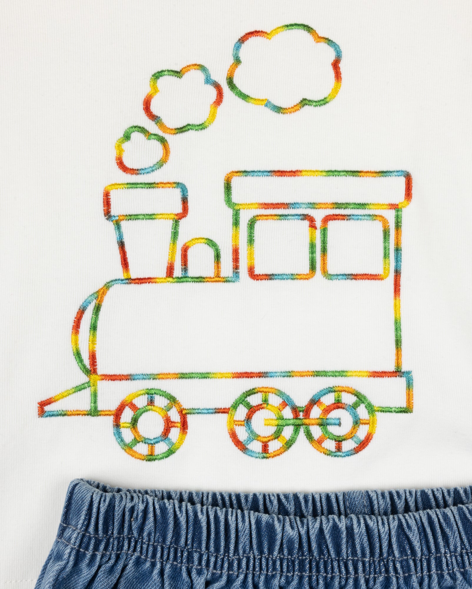 Zuri Train Tee And Bloomers - Junees