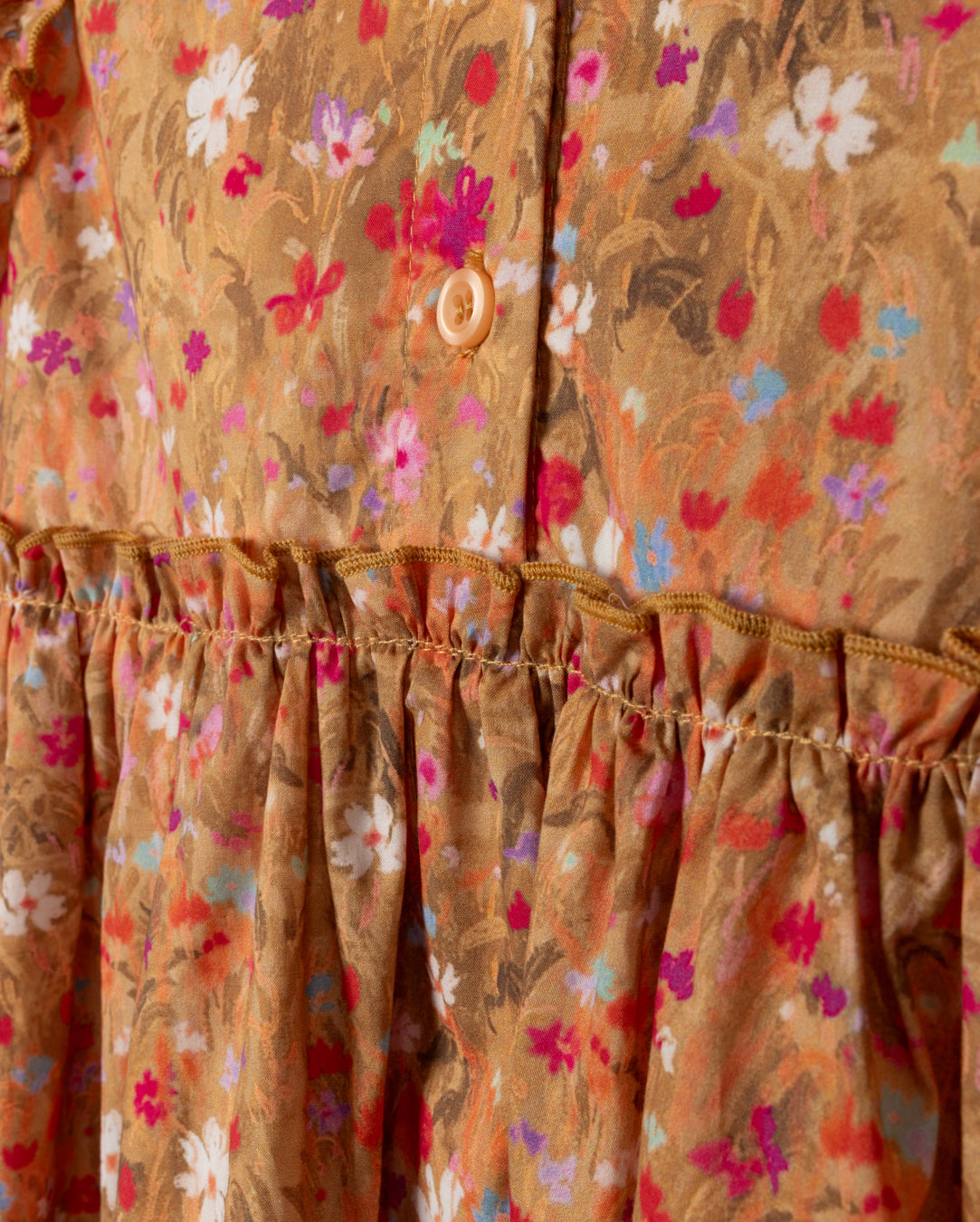 Ruffle Babydoll Floral Dress