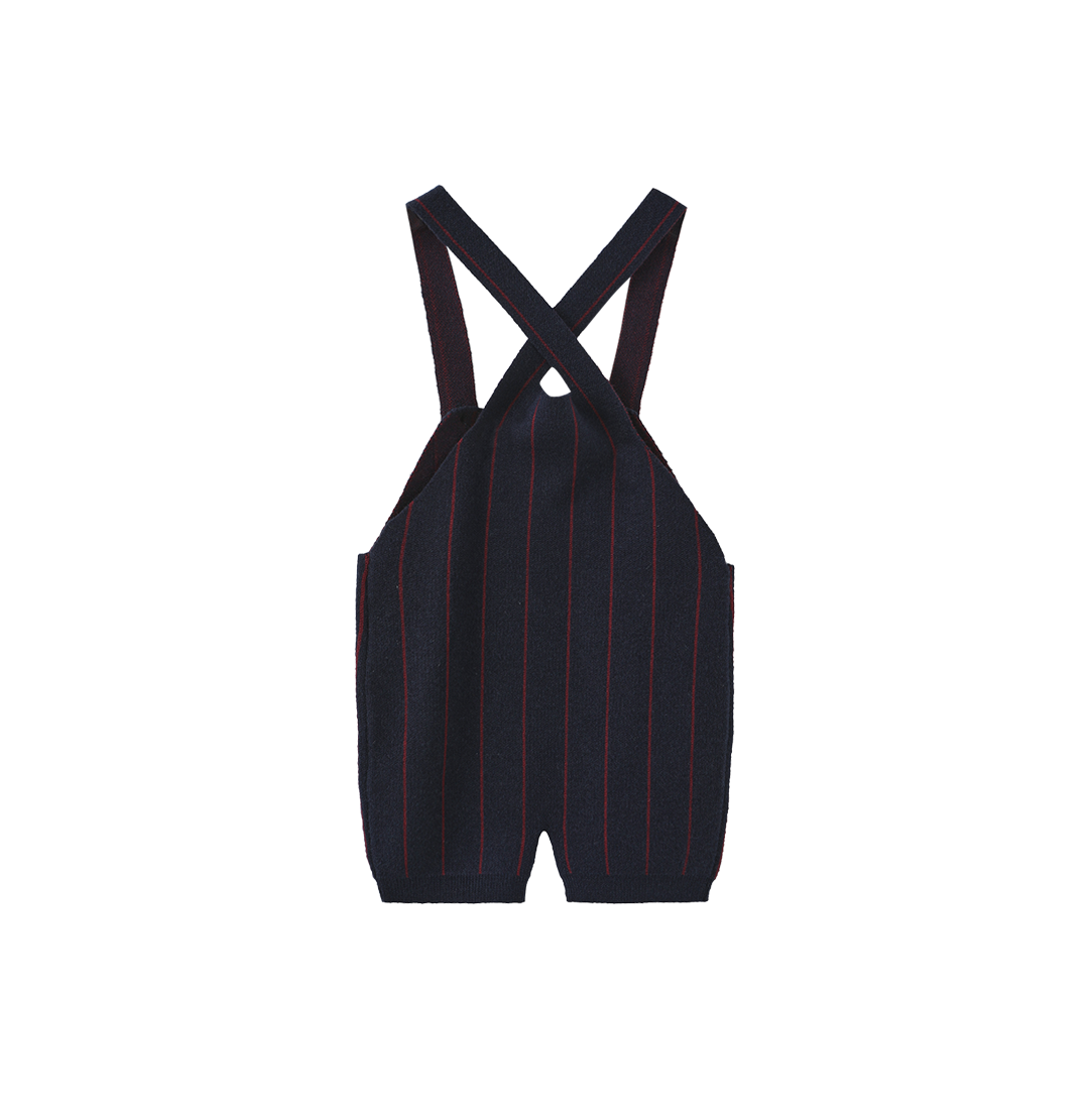 Pilro Knit Pinstripe Overalls