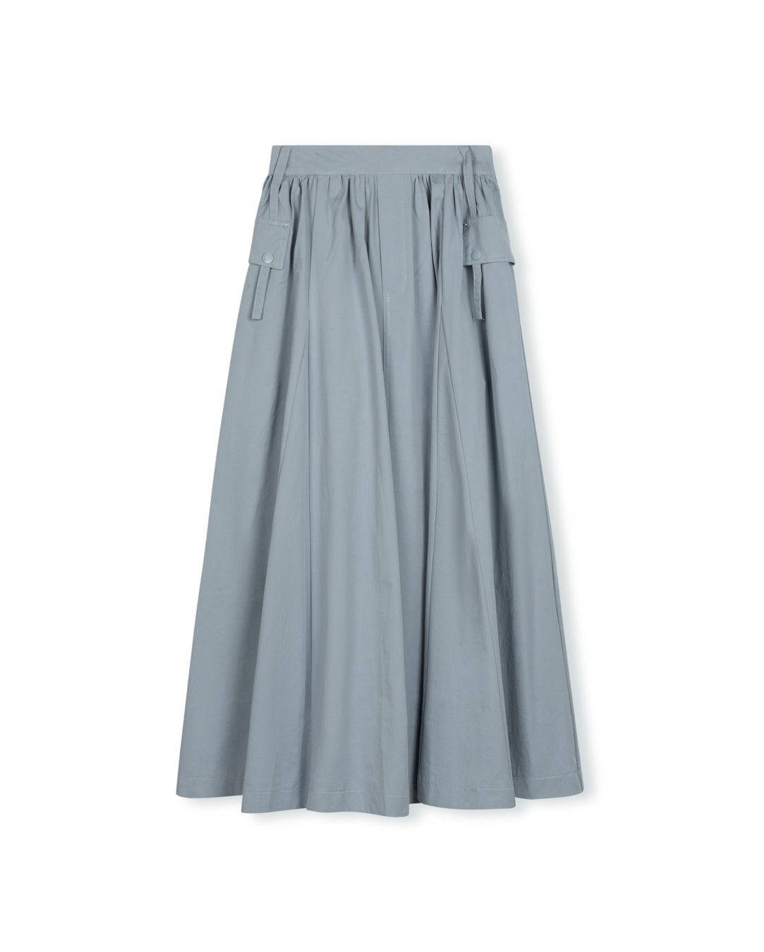 Micro Denim Pocket Maxi Skirt - Junees