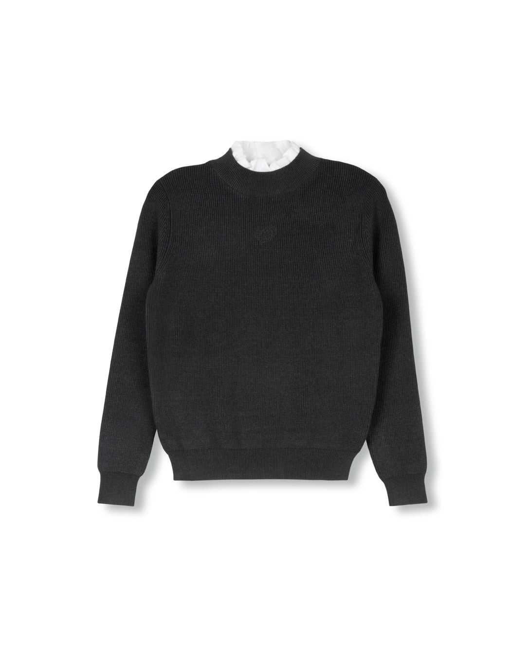 Marley Ruffle Knit Mock Neck