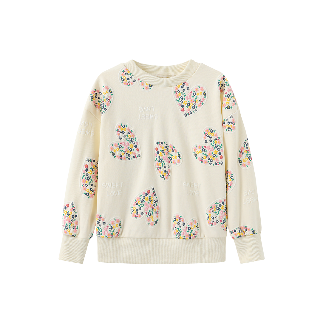 Love Heart Print Sweatshirt