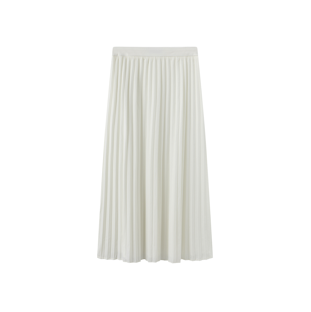 Velvet Pleated Skirt