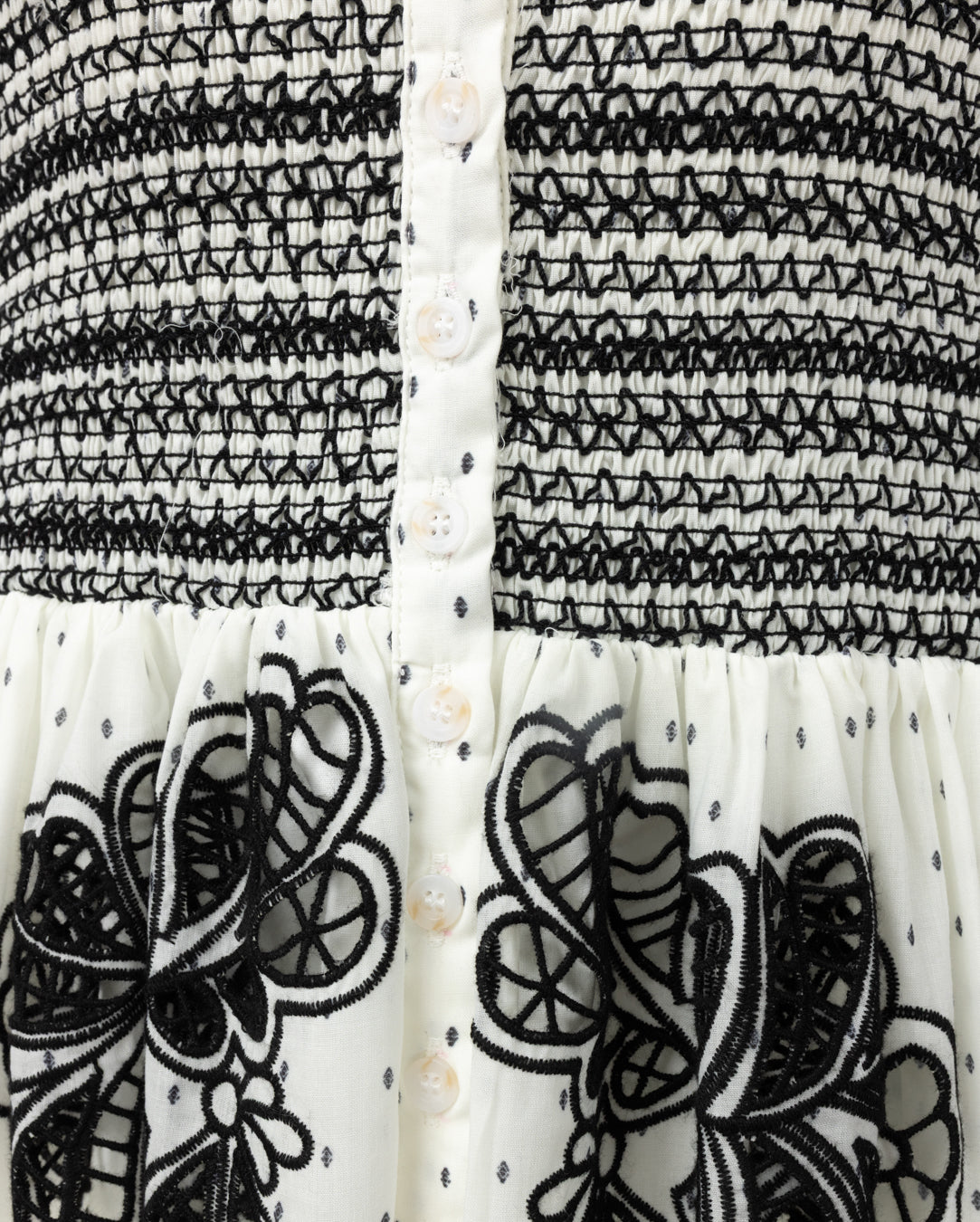 Cream Maxi Detailed Dress