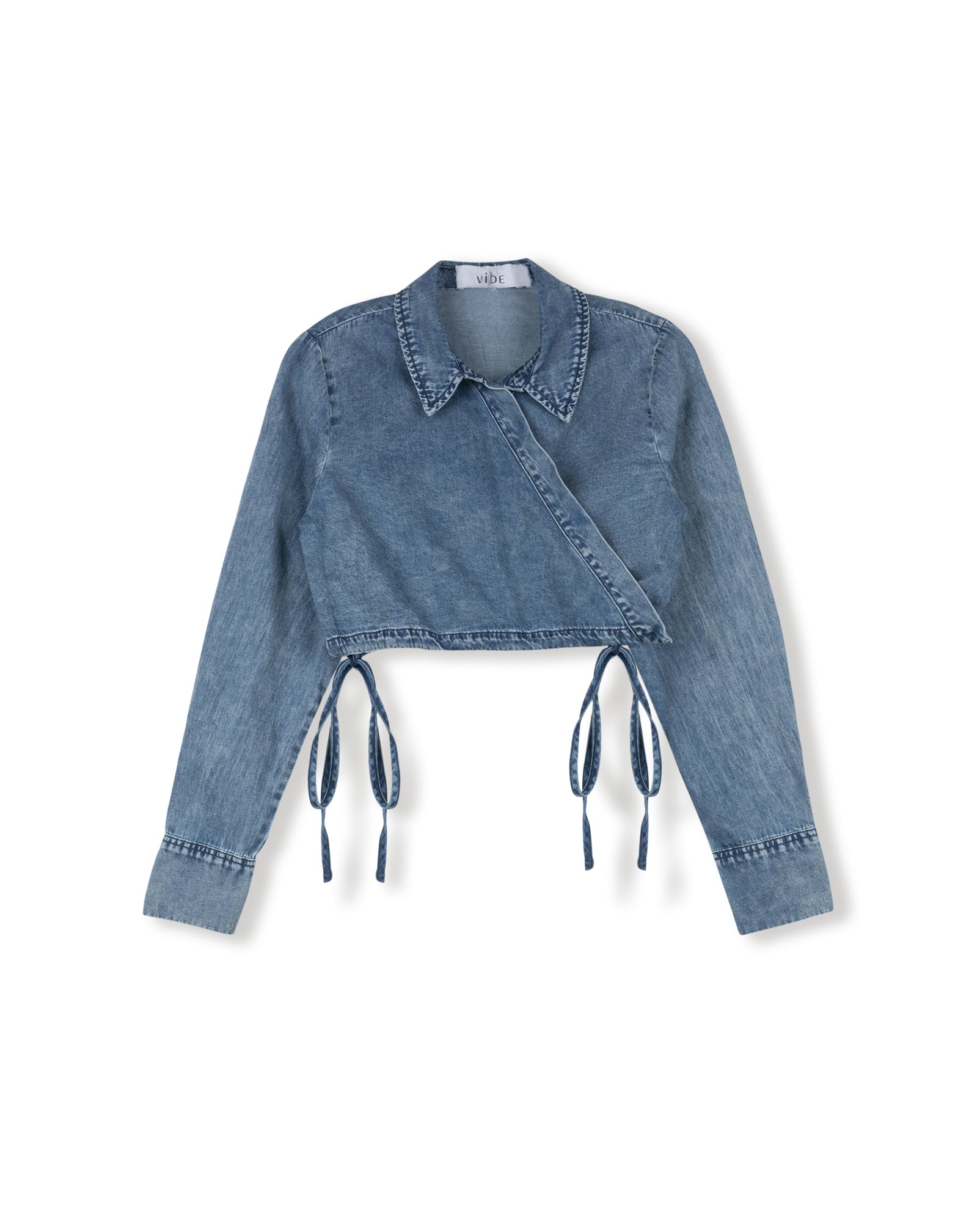 Bruce Chambray Wrap Top