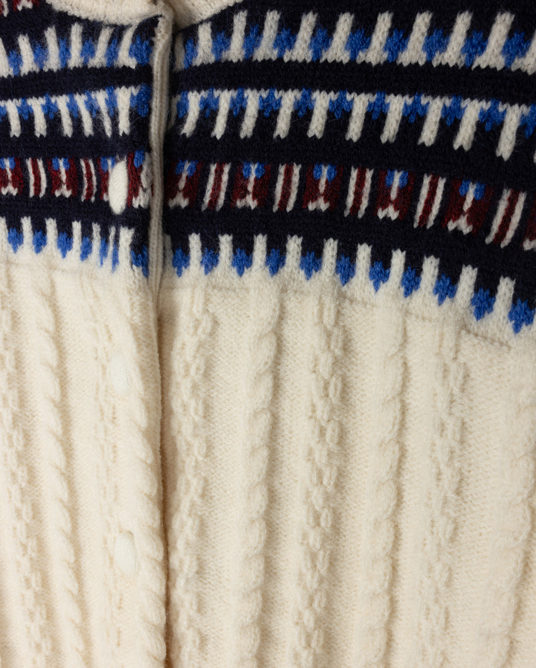 Cable Detailed Knit Cardigan W-22898