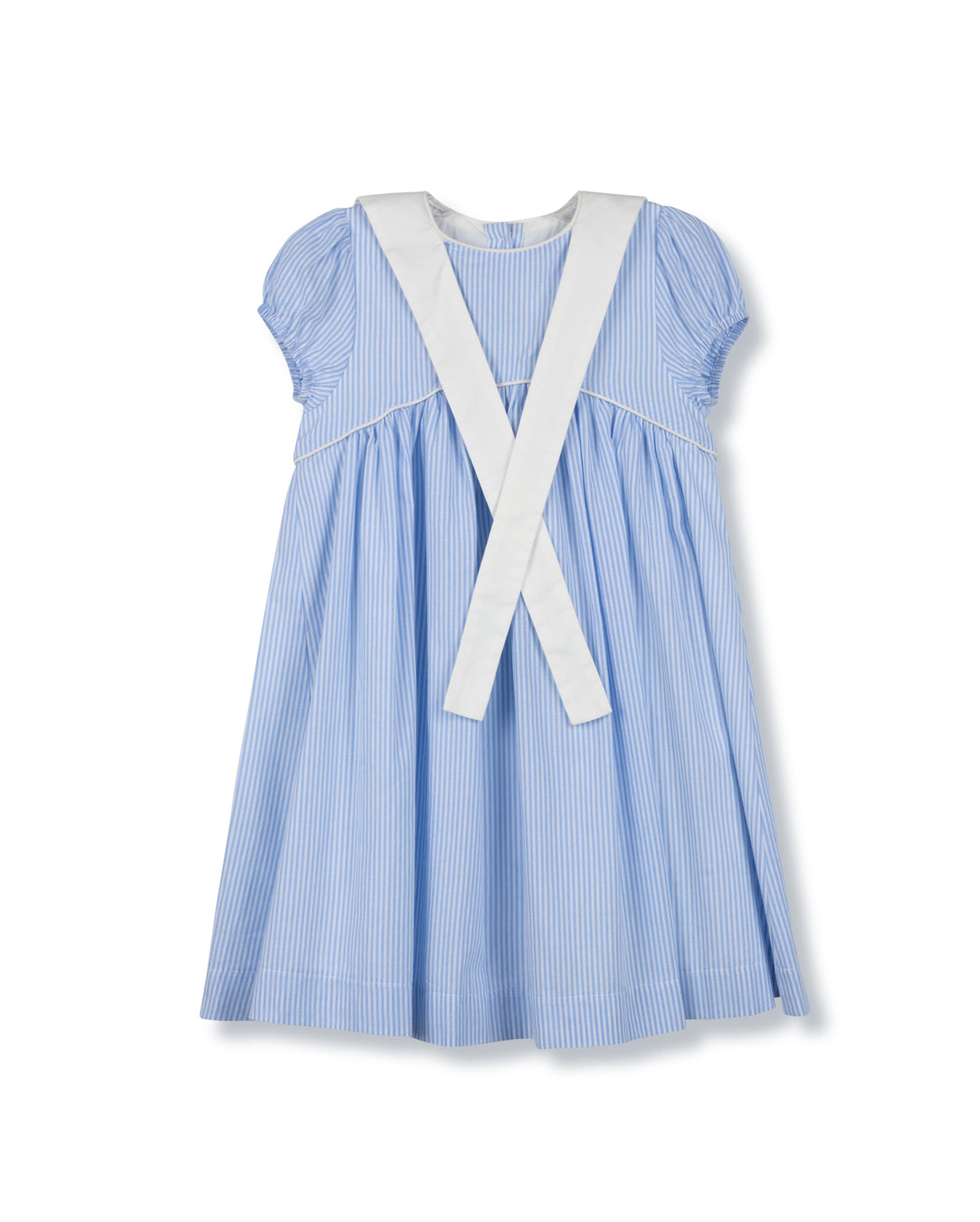 Stripe Trim Waist Dress