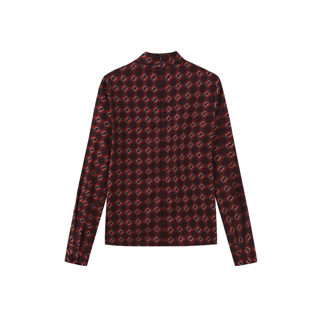 Glazer Gem Stone Printed Top