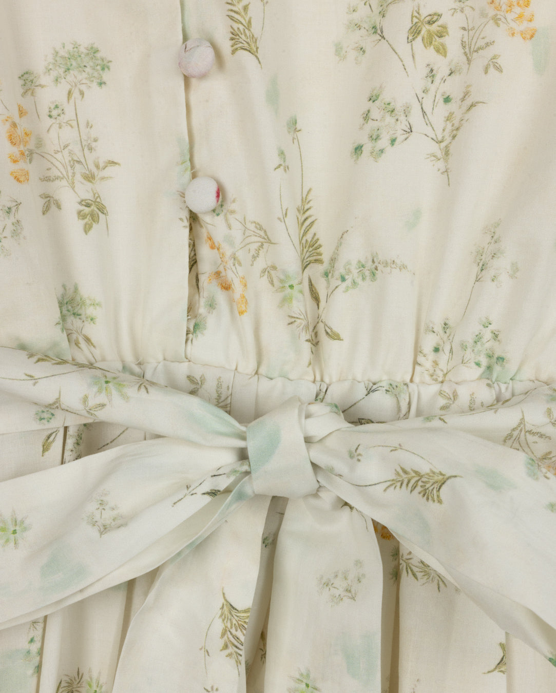 Checked Pleated Detailed Dress