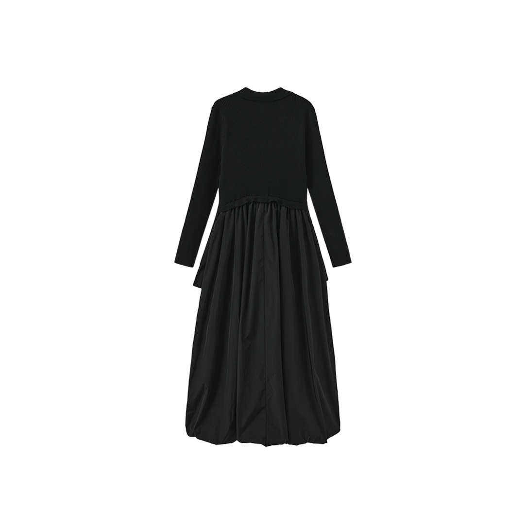 Knit Collared Bubble Dress