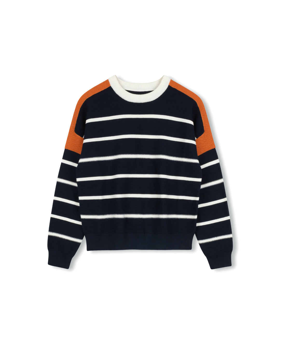 Stripe Drop Sleeve Shoulder