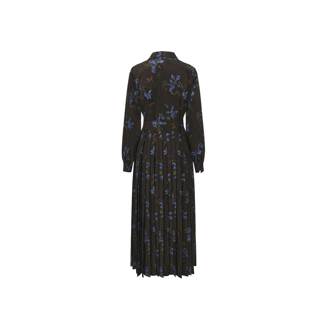 Printed Belted Dress