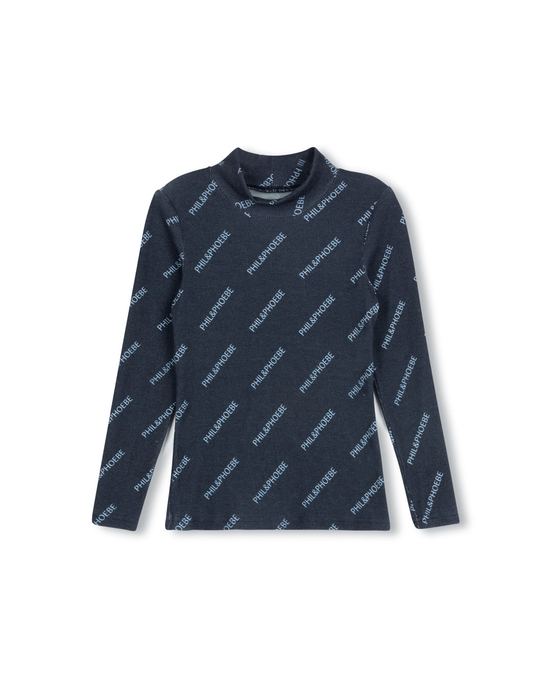 Davis Logo Printed Turtlneck