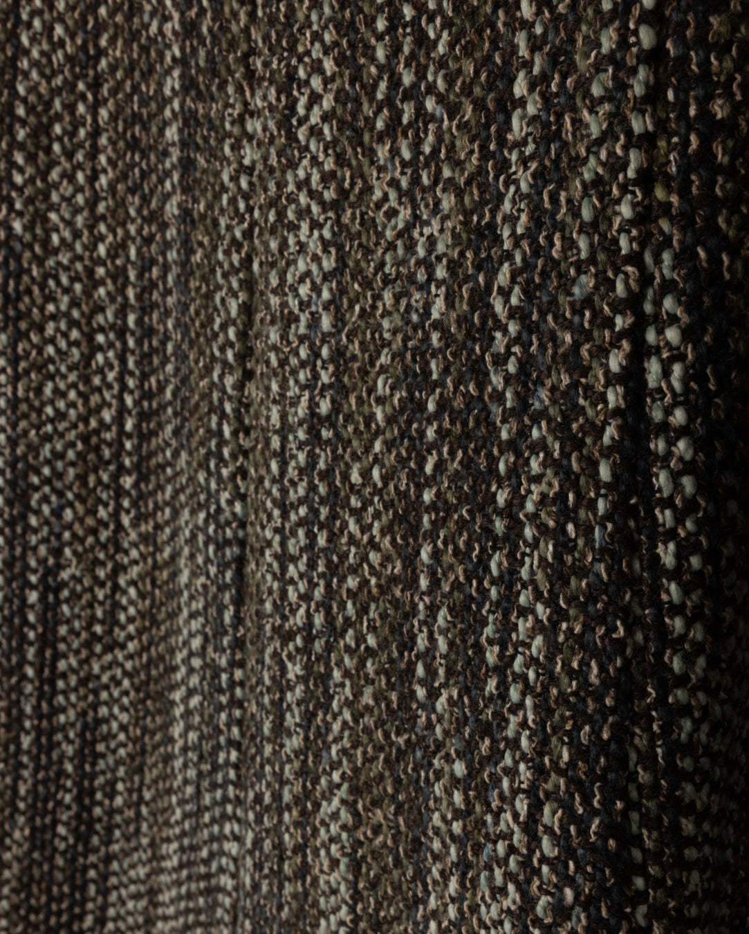 Woven Wool Maxi Skirt