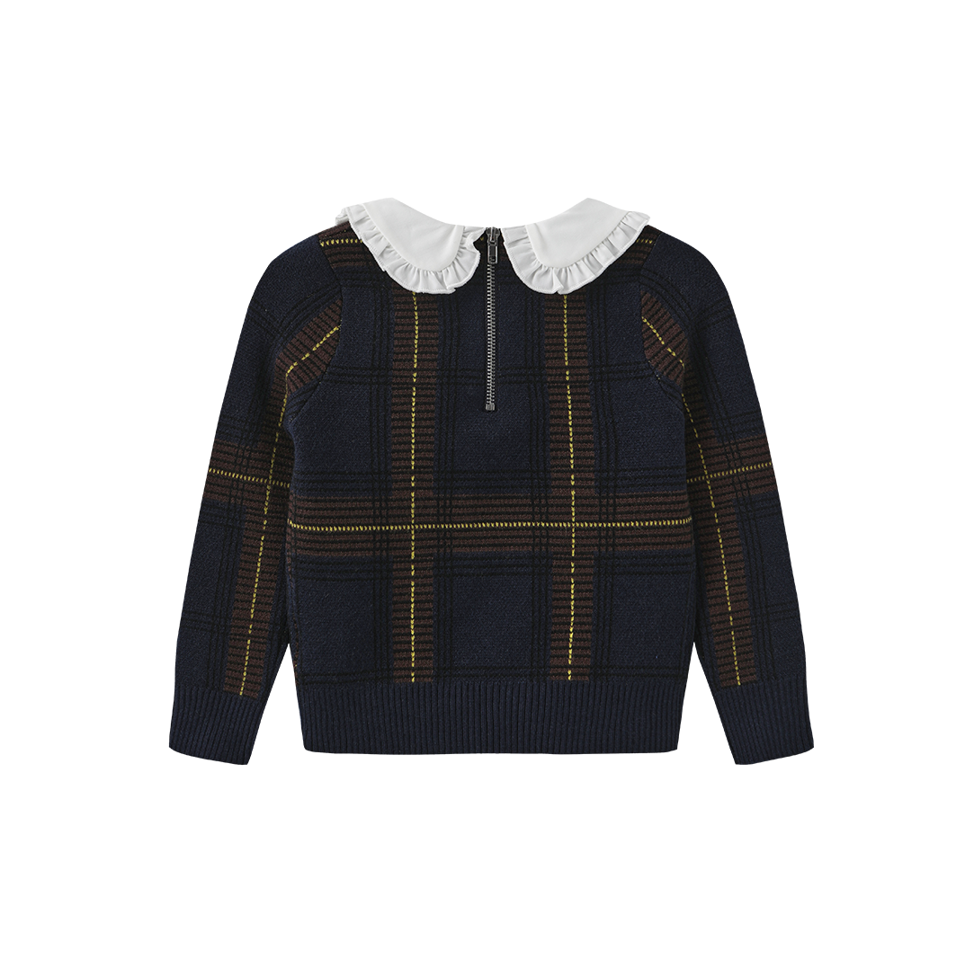 Lino Plaid Embroidered Set