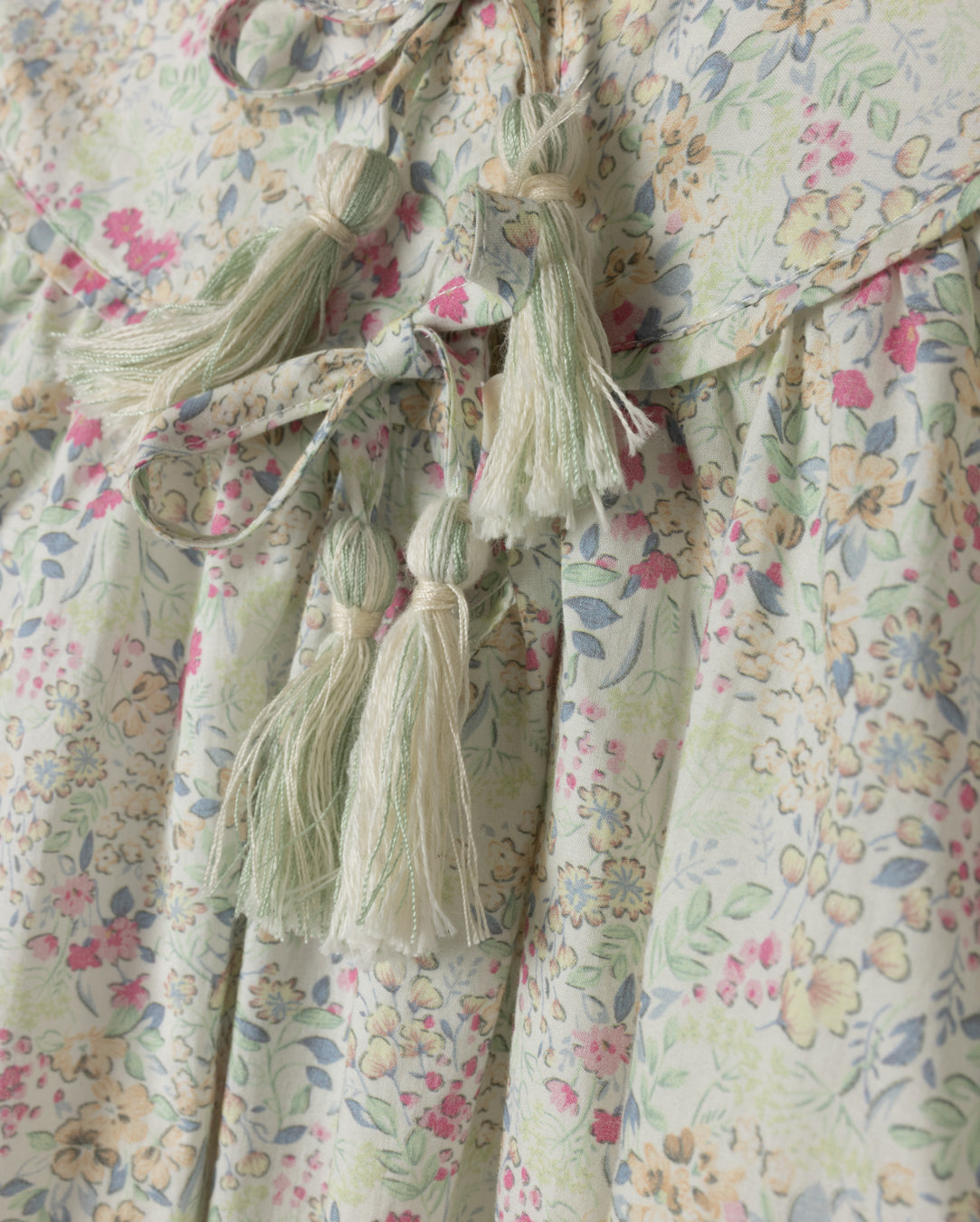 Slater Ruffle Neck Floral Dress