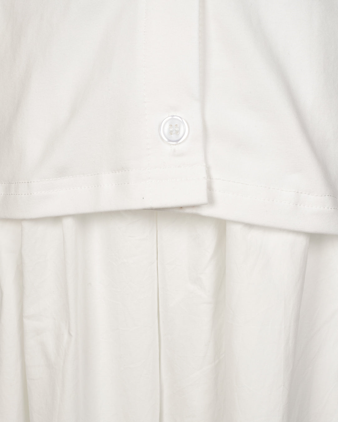 T-Shirt And Poplin Jumper - Junees