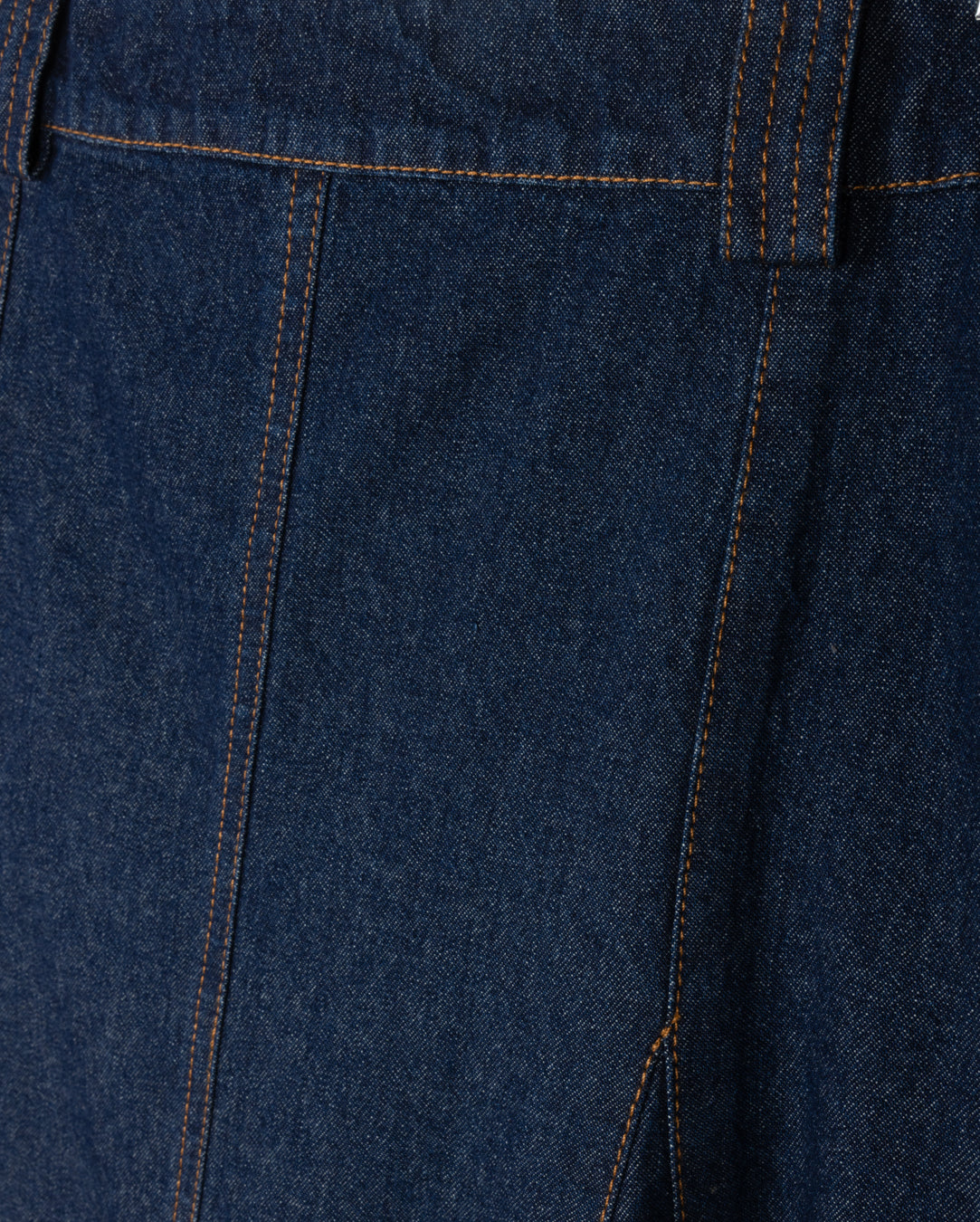 Dark Denim Button Down Skirt - Junees