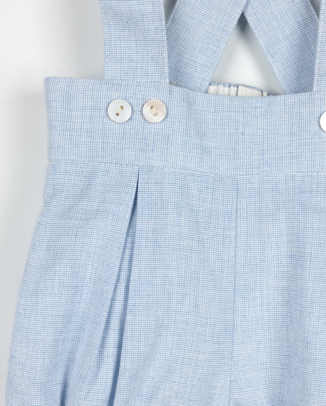 Textured Pleat Suspender Bloomers