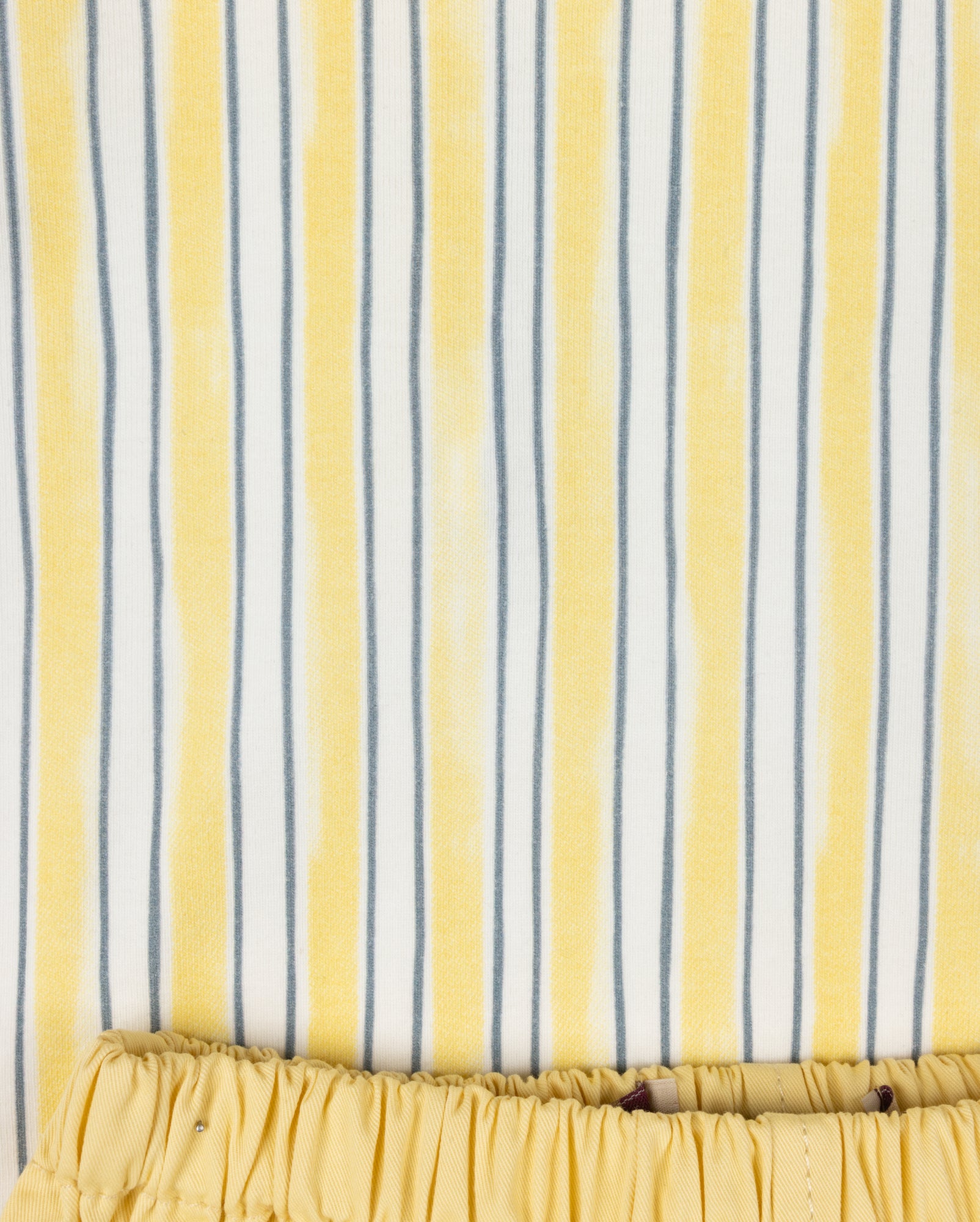 Micro Striped Baby Girl T-shirt Set - Junees