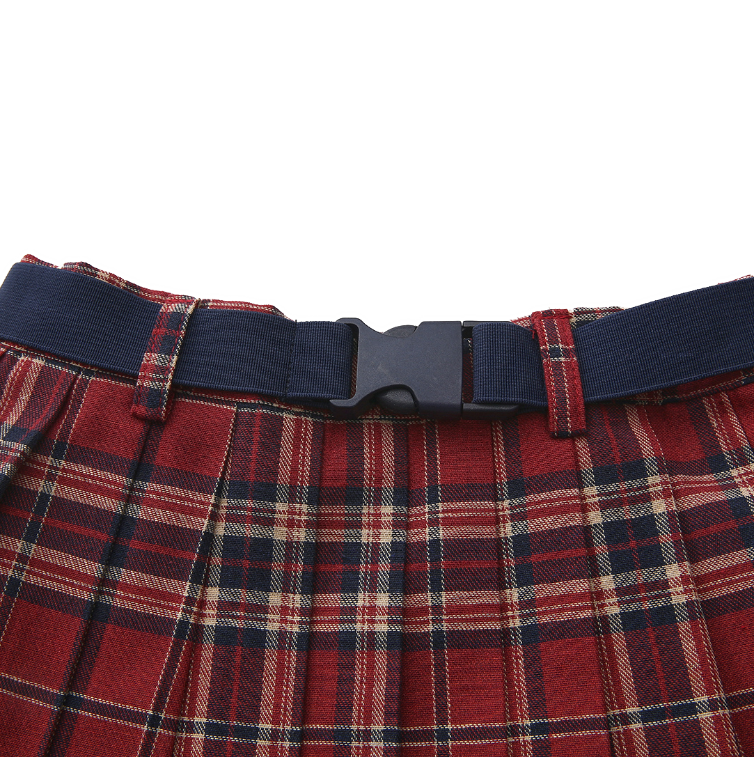 Prim Plaid Skirt