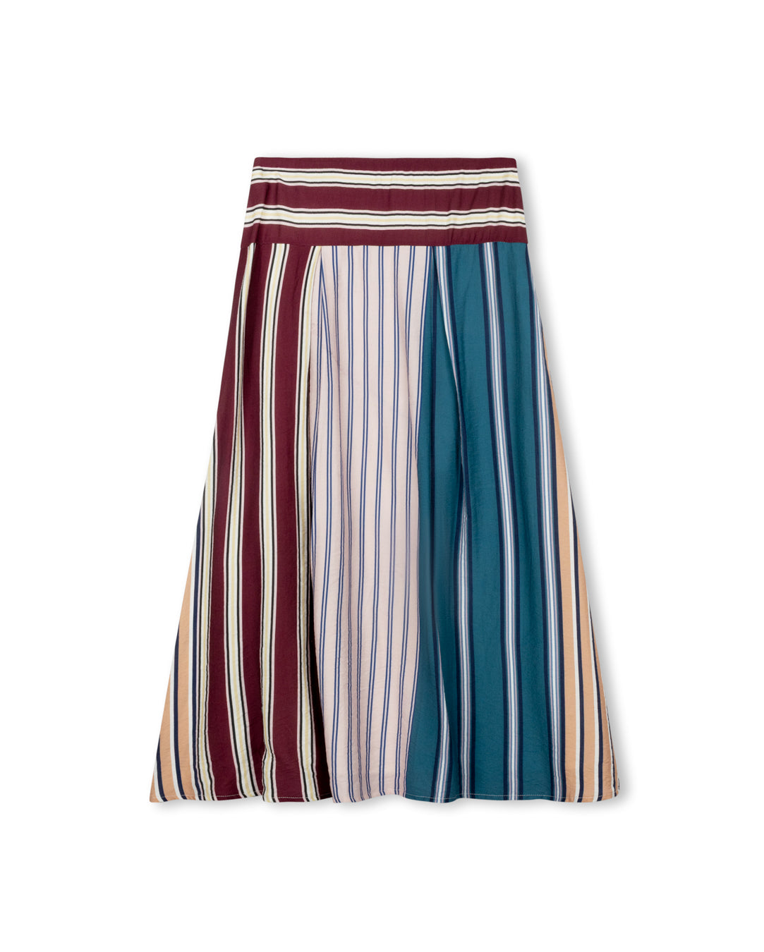 Rane Mixed Pinstriped Skirt