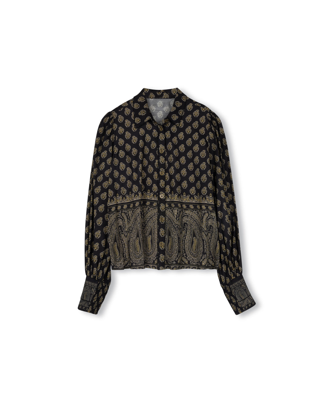 Falcon Silk Printed Blouse W-22980