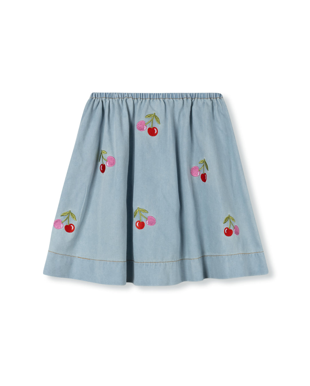Bode Colored Cherry Printed Skirt