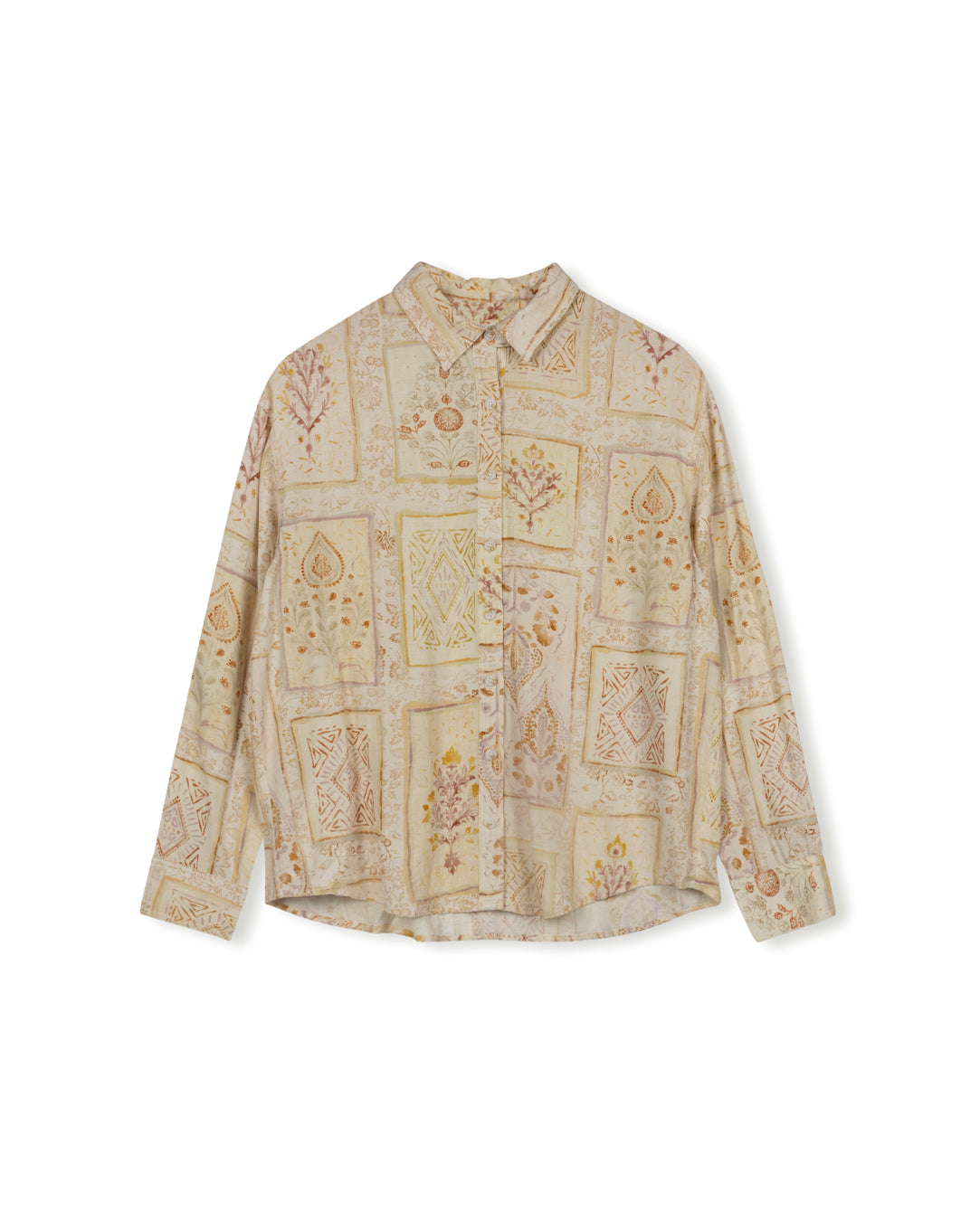 Boxed Print Button Down - Junees