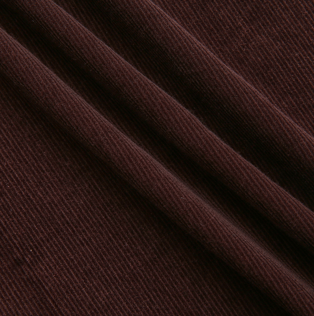 Pocket Detail Corduroy Skirt
