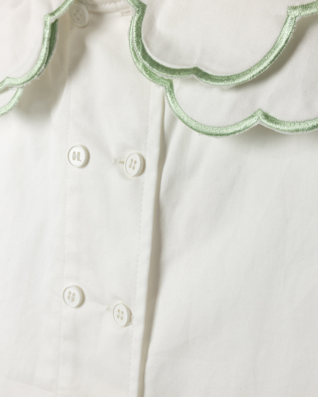 Carvin Scalloped Collar Blouse - Junees