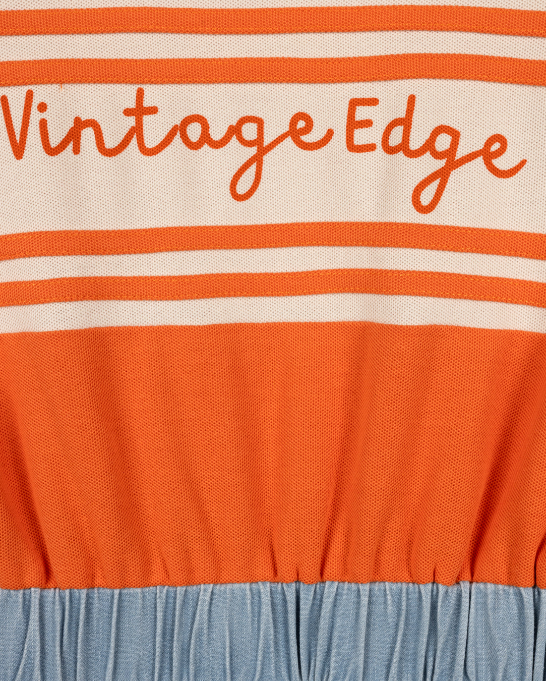 Hailie Contrast Fabric Waisted Dress