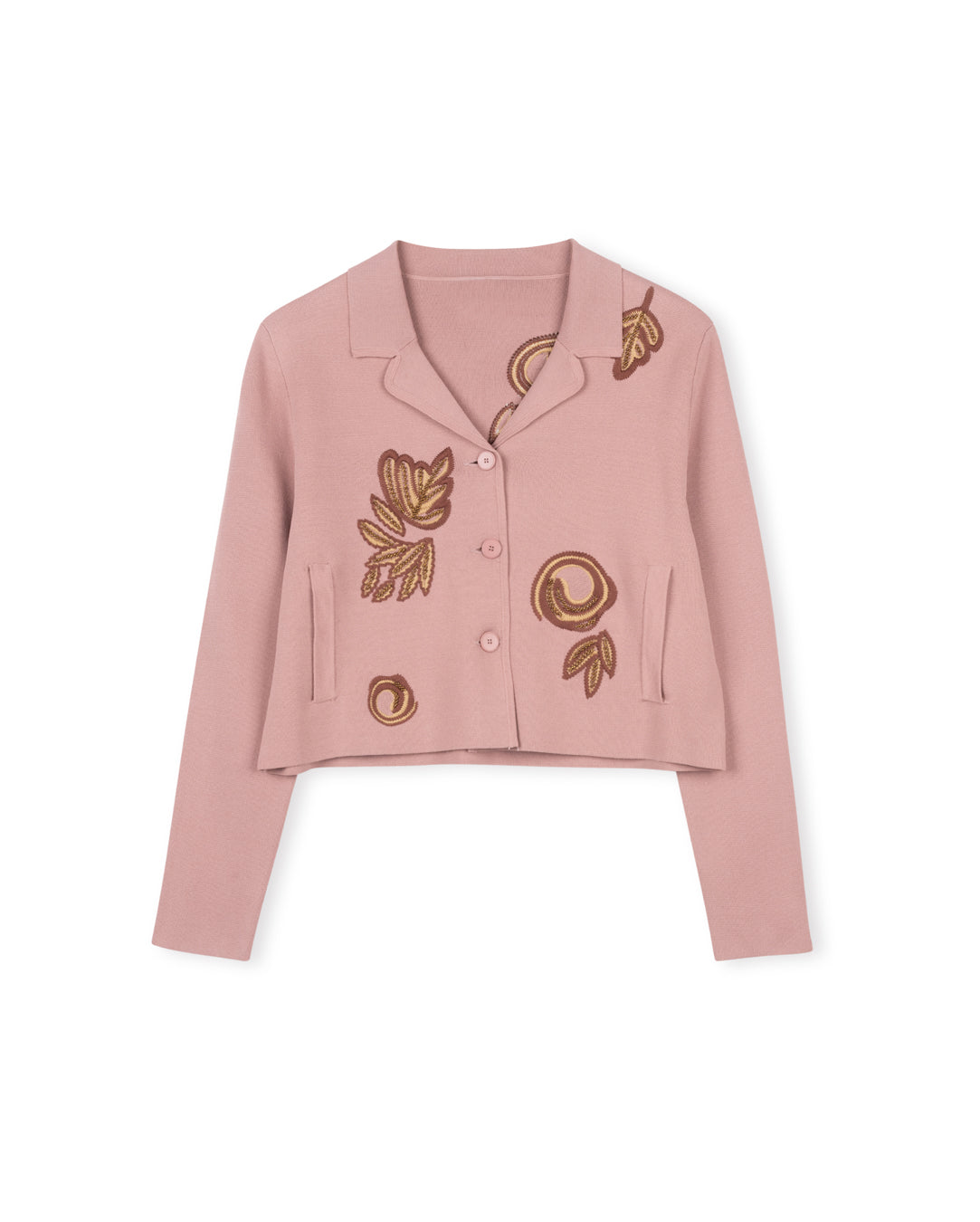 Richard Knit Blazer With Appliques W-16908