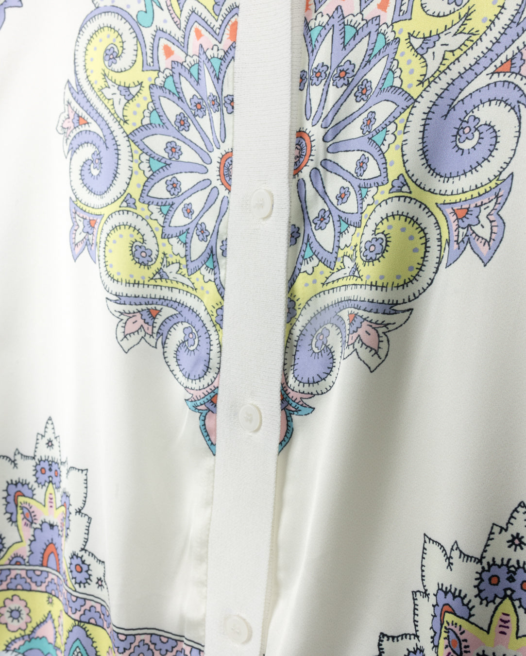 Silk Printed  Cardigan