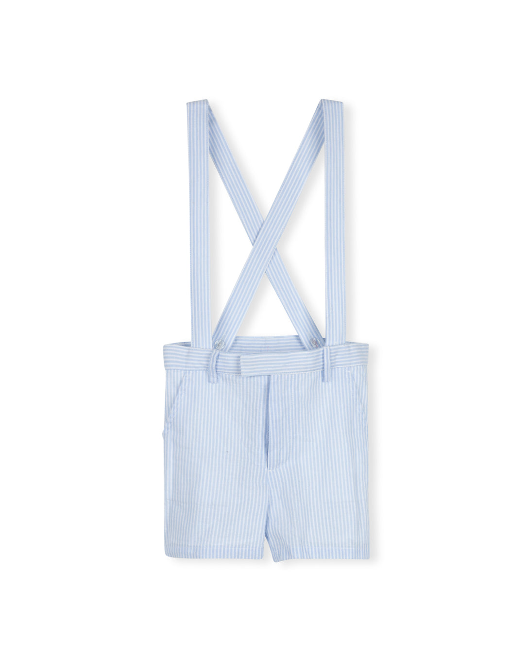 Kern Pinstriped Suspender Shorts