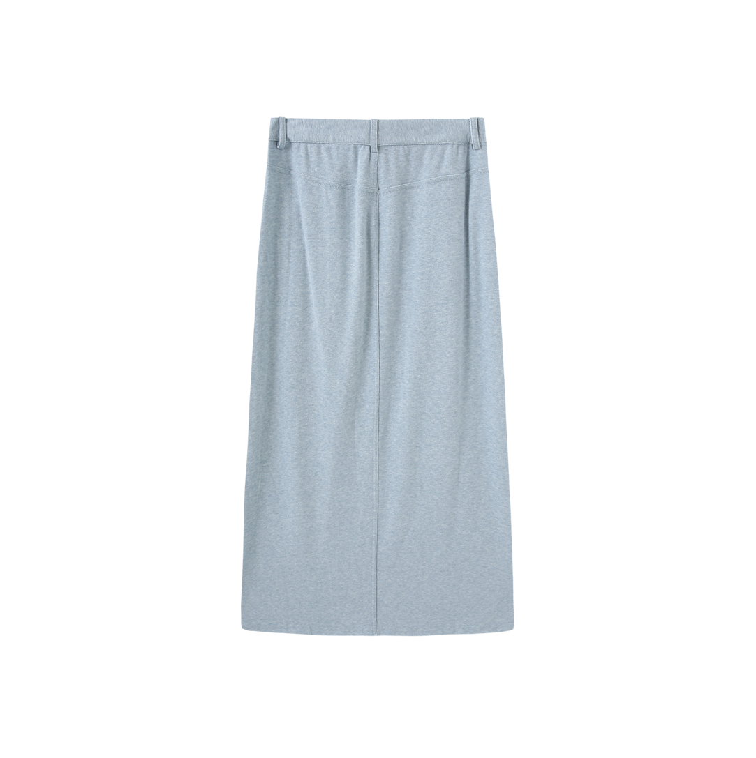 Alva Straight Front Fly thin Skirt