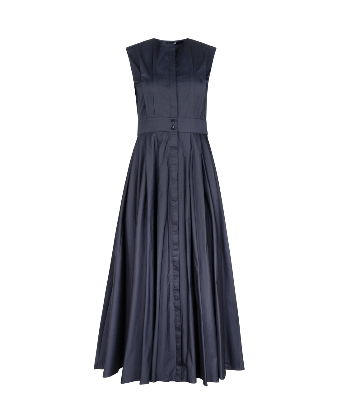 Poplin Waisted Shirtdress - Junees