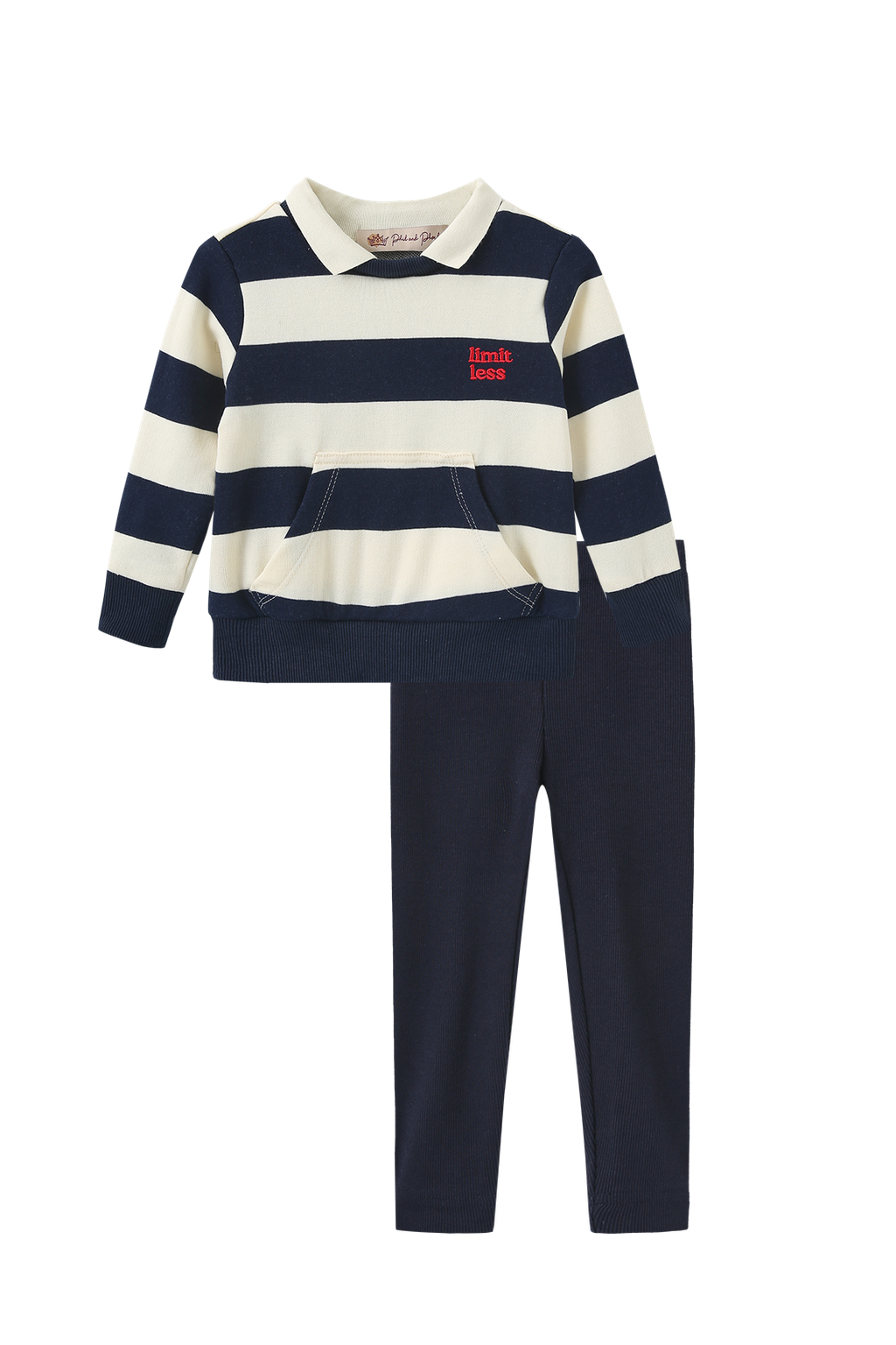 Trill Striped Sweatshirt Boy Set